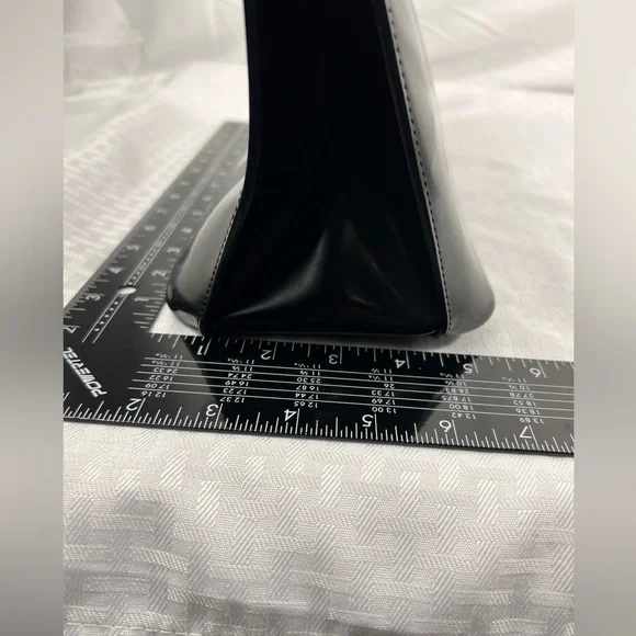 Céline Vintage Structured Tote w/Sculptural Metal Handles, Rare Collector Piece - Picture 13 of 13